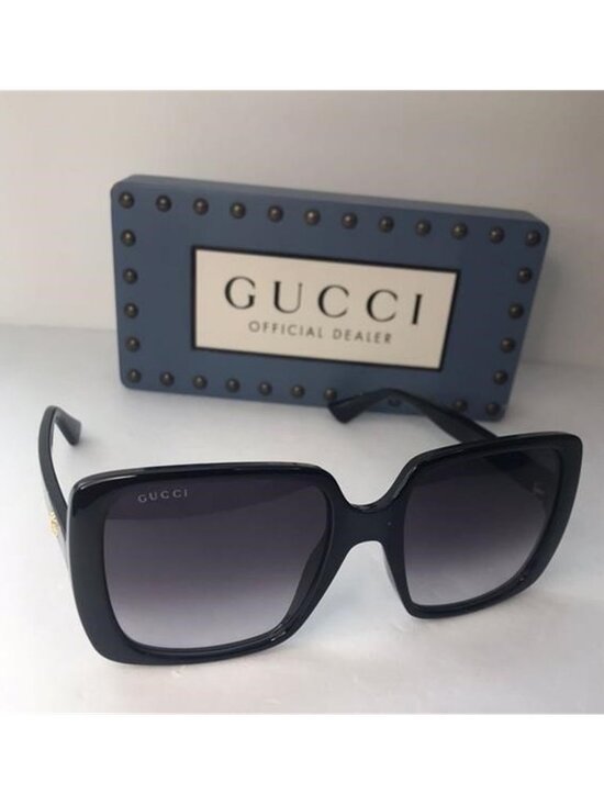 ?Authentic Gucci Grey Gradient Square Ladies Sunglasses GG0632S 001 56 . main image 9